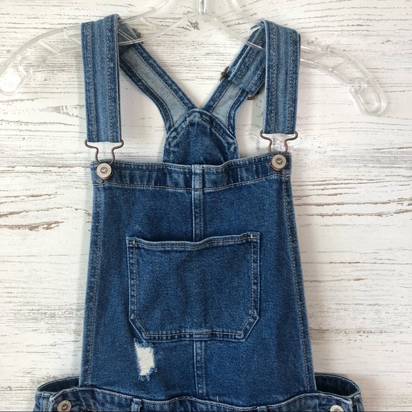 Hollister Jeans Hollister Boyfriend Short Overall Distressed